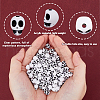 DICOSMETIC 250Pcs Opaque Acrylic Beads OACR-DC0001-21-1-4