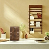 Rectangle Shape Wood Earring Display Stands ODIS-K004-02-1