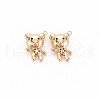 Brass Micro Pave Cubic Zirconia Pendants KK-S364-261-1