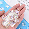 Transparent Acrylic Pendants X-MACR-S373-73-C02-6