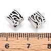 Tibetan Style Alloy Beads TIBE-N013-08AS-3