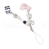 2Pcs Acrylic Gemtone Plastic Phone Hand Strap Chains HJEW-JM03025-7