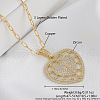 Brass Micro Pave Cubic Zirconia Pendants FS-WG8D67C-04-2