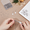 DICOSMETIC 1200Pcs 4 Styles 304 Stainless Steel Jump Rings STAS-DC0016-01-4