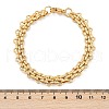 304 Stainless Steel Rope Chain Bracelets for Women Men BJEW-F488-35G-5