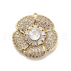 Brass Pendants KK-V006-01G-07-2