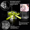 Transparent PET Tea Storage Boxes CON-WH0106-08G-4