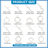   8 Styles Brass Toggle Clasps KK-PH0010-65-2