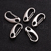 Alloy Push Gate Snap Keychain Clasp Findings PW-WG03418-01-1