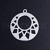 Tarnish Resistant 201 Stainless Steel Pendants STAS-S105-JN387-1-1