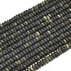 Natural Golden Sheen Obsidian Beads Strands G-P575-A29-4x2mm-2
