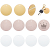   30Pcs 3 Colors Acrylic Big Pendant OACR-PH0004-14-1