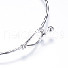 304 Stainless Steel Bangles X-STAS-S053-26-2
