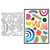 Boho Style Carbon Steel Cutting Dies Stencils DIY-WH0309-1406-1