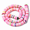 Handmade Polymer Clay Beads Strands X-CLAY-R089-8mm-098-3