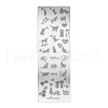 Stainless Steel Nail Art Stamping Plates X-MRMJ-Q044-001K-4