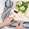 5M Polyester Jacquard Stripe Ribbon SRIB-WH0026-06B-3