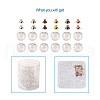 Brass Bead Cap Pendant Bails KK-TA0007-90-2