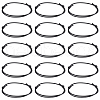 80Pcs Waxed Polyester Cord Bracelet Bracelet Makings AJEW-UN00015-1