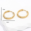 Fashionable Stainless Steel Hoop Earrings LI1718-6