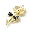Alloy Black Enamel Gothic Style Pendants PALLOY-R157-06G-02B-2