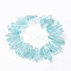 Natural Quartz Crystal Points Beads Strands G-K181-B01-2