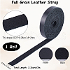 1.6M Flat AB Grade Cowhide Leather Cord AJEW-WH0007-59A-01-2