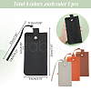 ARRICRAFT 4Pcs 4 Colors Imitation Leather Glasses Storage Bags ABAG-AR0001-05-2
