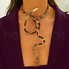 Iron Bendable Flexible Snake Shape Choker Necklaces for Women FS-WGEF5CD-01-5