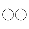 304 Stainless Steel Big Hoop Earrings EJEW-F105-06B-2