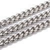 Tarnish Resistant 304 Stainless Steel Cuban Link Chain STAS-B019-02A-P-01-1