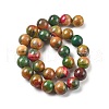 Natural Multi-Color Agate Beads Strands G-A261-B04-14mm-3