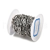 304 Stainless Steel Rectangle Link Chains CHS-C016-09P-3