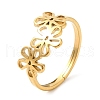 304 Stainless Steel Adjustable Rings RJEW-K245-56G-3