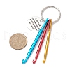 Aluminum Crochet Hooks Keychain KEYC-JKC01013-02-3