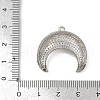 Brass Micro Pave Cubic Zirconia Pendants KK-M322-43P-3