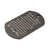 201 Stainless Steel Pendants STAS-L079-18EB-2