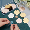  30Pcs 3 Colors Acrylic Big Pendant OACR-PH0004-14-3