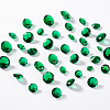   6 Style Diamond Shaped Cubic Zirconia Pointed Back Cabochons ZIRC-PH0001-37-4