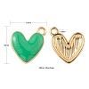 48Pcs Eco-Friendly Zinc Alloy Enamel Pendants FIND-LS0001-09-NR-3