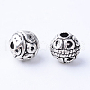 Tibetan Style Alloy Beads X-TIBE-Q063-120AS-RS-1