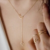 Moon Star Iron Lariat Necklaces for Women FS-WGAA6DB-01-1