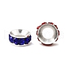 Brass Rhinestone Spacer Beads RB-A020-10mm-S-3