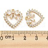 Brass Micro Cubic Zirconia Pemdant KK-Q789-23G-3