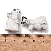 Natural Howlite Pendants G-B127-07P-01-4