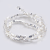 Electroplated Non-magnetic Synthetic Hematite Beads Strands G-E495-11B-03-2