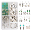 SUNNYCLUE DIY Leaf Theme Earring Making Kits DIY-SC0001-25-1