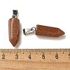 Synthetic Goldstone Pendants G-Z067-07P-21-4