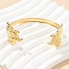 304 Stainless Steel Cuff Bangles for Women AJEW-P127-22G-2