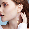 Unicraftale 14Pcs 7 Style Brass Micro Pave Clear Cubic Zirconia Earring Hooks KK-UN0002-21-6